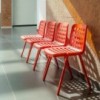 Silla Koi-Booki 370 de Pedrali. Sillas de diseño. Sillas para exterior.