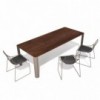 Mesa de exterior adis de Sovet con tapa de cerámica. Mesas de comedor outdoor.