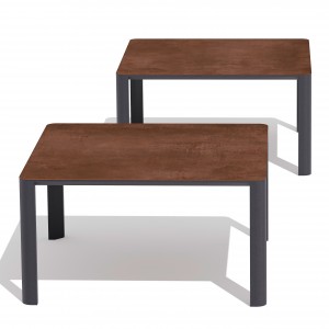 Mesa de exterior adis de Sovet con tapa de cerámica. Mesas de comedor outdoor.