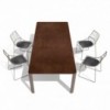 Mesa de exterior adis de Sovet con tapa de cerámica. Mesas de comedor outdoor.