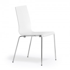 Silla Kuadra 1151/1158 de Pedrali. Sillas de diseño moderno. Sillas de plástico.