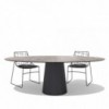 Silla Keyah de Sovet Italia. Sillas de metal para espacios exteriores.