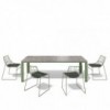 Silla Keyah de Sovet Italia. Sillas de metal para espacios exteriores.