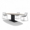 Silla Keyah de Sovet Italia. Sillas de metal para espacios exteriores.