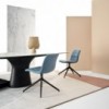 Silla Kuga Slim Giratoria de Bontempi. Sillas de comedor o salón de diseño.