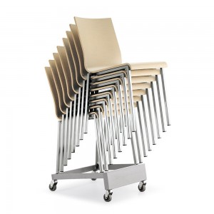Silla Kuadra 1321 de Pedrali. Sillas de diseño. Sillas modernas contract.