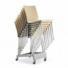 Silla Kuadra 1321 de Pedrali. Sillas de diseño. Sillas modernas contract.