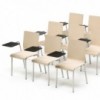 Silla Kuadra 1321 de Pedrali. Sillas de diseño. Sillas modernas contract.