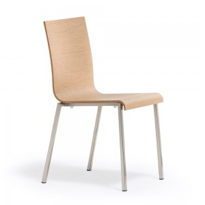 Silla Kuadra 1321 de Pedrali. Sillas de diseño. Sillas modernas contract.