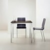 Silla Kuadra 1291 de Pedrali. Sillas de diseño. Sillas tapizadas para contract.