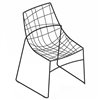 Silla Keyah de Sovet Italia. Sillas de metal para espacios exteriores.