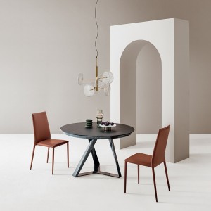 Silla Malik Flex de Bontempi. Sillas y butacas de comedor de diseño contemporáneo.