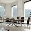 Silla Malik Flex de Bontempi. Sillas y butacas de comedor de diseño contemporáneo.