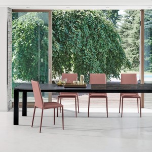 Silla Malik Flex de Bontempi. Sillas y butacas de comedor de diseño contemporáneo.