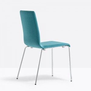 Silla Kuadra 1051/1058 de Pedrali. Sillas de diseño contemporáneo italiano.