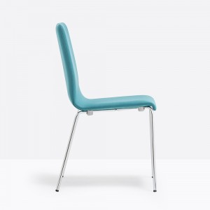 Silla Kuadra 1051/1058 de Pedrali. Sillas de diseño contemporáneo italiano.