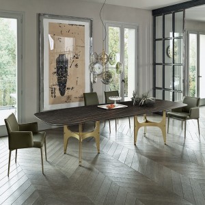 Silla Mila de Bontempi. Sillas y butacas de comedor de diseño italiano.