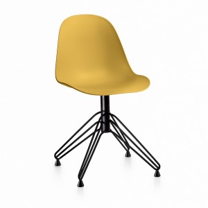 Silla Mood Giratoria de Bontempi. Sillas de salón o comedor de diseño italiano.