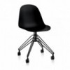 Silla Mood Giratoria de Bontempi. Sillas de salón o comedor de diseño italiano.