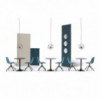 Silla Mood Giratoria de Bontempi. Sillas de salón o comedor de diseño italiano.