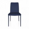 Silla Nata Flex Acero de Bontempi. Sillas de comedor de diseño contemporáneo.