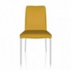 Silla Nata Flex Acero de Bontempi. Sillas de comedor de diseño contemporáneo.