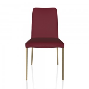 Silla Nata Flex Acero de Bontempi. Sillas de comedor de diseño contemporáneo.