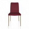 Silla Nata Flex Acero de Bontempi. Sillas de comedor de diseño contemporáneo.