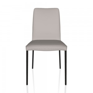 Silla Nata Flex Acero de Bontempi. Sillas de comedor de diseño contemporáneo.
