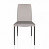 Silla Nata Flex Acero de Bontempi. Sillas de comedor de diseño contemporáneo.