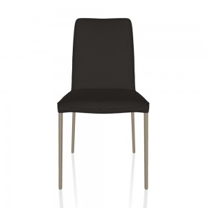 Silla Nata Flex Acero de Bontempi. Sillas de comedor de diseño contemporáneo.