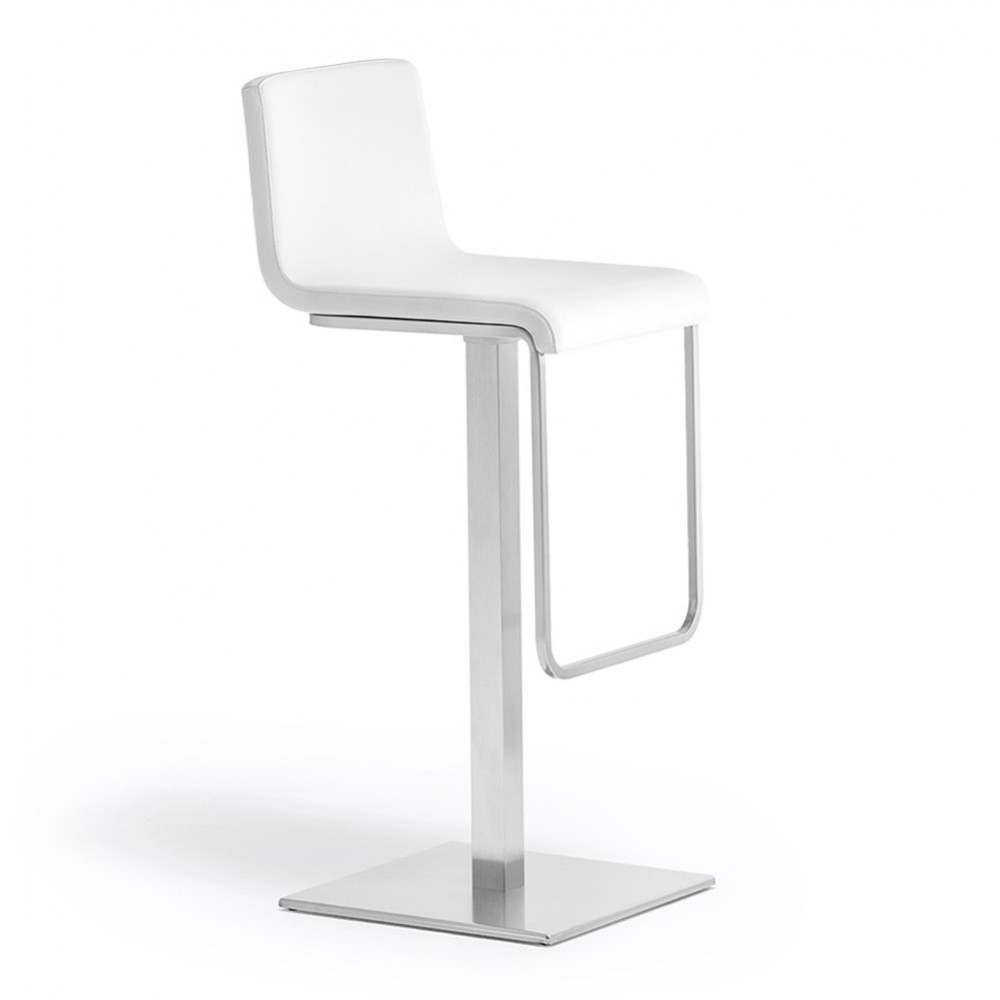 Taburete Kuadra XL 4429 de Pedrali. Taburetes de diseño. Taburetes giratorios.