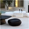 Puf Noma Low con Luz LED Interior y Acabado en Color Hielo de Vondom