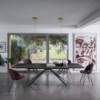 Silla Polo Acero de Bontempi. Sillas para comedor de diseño italiano.