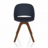 Silla Polo Madera Tapizada de Bontempi. Sillas para comedor de diseño italiano.