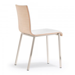 Silla Kuadra XL 2441 de Pedrali. Sillas de diseño italiano. Sillas contract.