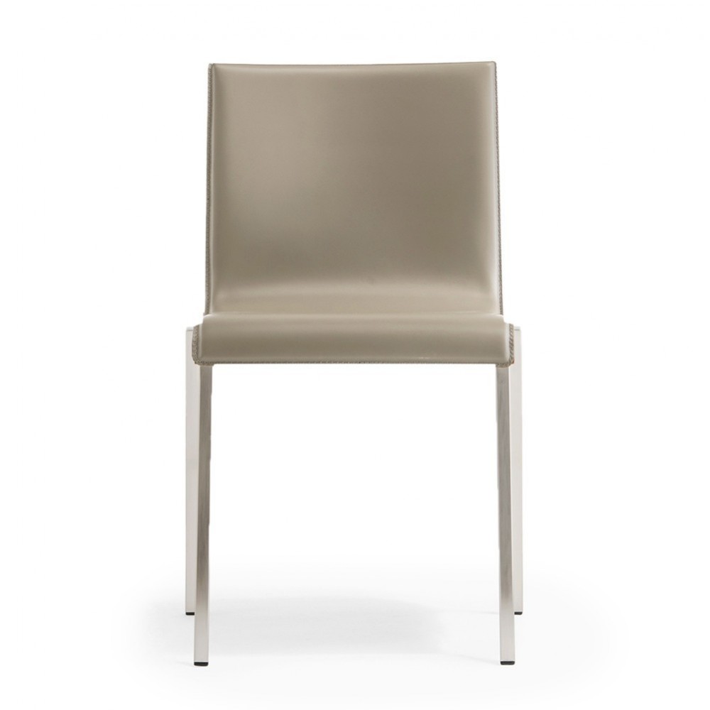 Silla Kuadra XL 2461 de Pedrali. Sillas de diseño. Sillas tapizadas contract.