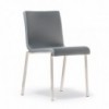 Silla Kuadra XL 2481/2491 de Pedrali.  Sillas de diseño. Sillas tapizadas.