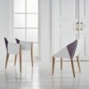 Silla Sveva de Bontempi. Sillas para comedor. Sillas tapizada de diseño.