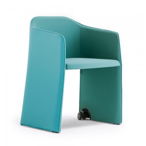 Sillón Laja 889F/889G de Pedrali. Sillones de diseño. Sillones con ruedas.
