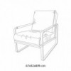 Butaca Clarissa de Bontempi. Sillas y butacas de diseño italiano para salón.