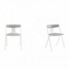 Silla tapizada Quadra de Viccarbe. Mobiliario de diseño para interior.