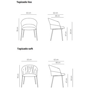 Sillón tapizado Copa patas metálicas de Viccarbe. Mobiliario de diseño.