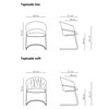 Sillón tapizado Copa cantilever de Viccarbe. Mobiliario de diseño moderno.