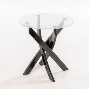 Mesa Auxiliar Artístico Redonda de Bontempi. Muebles modernos italianos.