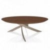 Mesa Auxiliar Artístico Redonda de Bontempi. Muebles modernos italianos.