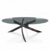 Mesa Auxiliar Artístico Redonda de Bontempi. Muebles modernos italianos.