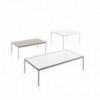 Mesa Auxiliar Diagonal Rectangular de Bontempi. Muebles modernos italianos.