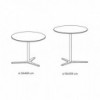 Mesa auxiliar Elica de Bontempi. Complementos de hogar de diseño italiano.