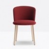 Sillón Nym 2832 de Pedrali. Sillas de diseño. Sillas tapizadas modernas.